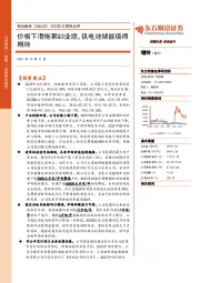 2022年三季报点评:价格下滑拖累Q3业绩,钒电池储能值得期待