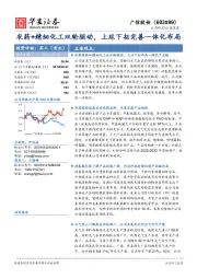农药+精细化工双轮驱动，上延下拓完善一体化布局