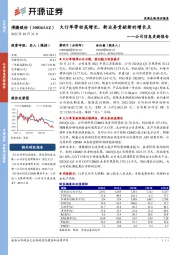 公司信息更新报告：大订单带动高增长，新业务贡献新的增长点