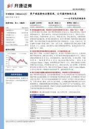 公司信息更新报告：资产减值影响业绩表现，公司盈利韧性凸显