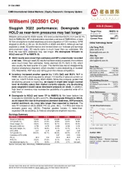 Sluggish 3Q22 performance; Downgrade to HOLD as near-term pressures may last longer