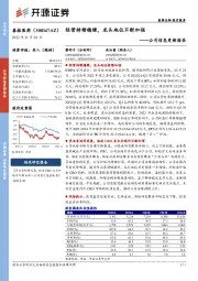 公司信息更新报告:经营持续稳健,龙头地位不断加强