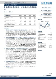 新能源行业需求强劲，并购海光电子强强联合