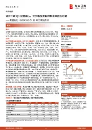 22年三季报点评:油价下跌Q3业绩承压,大手笔投资新材料未来成长可期