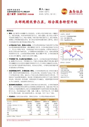 头部规模优势凸显，综合服务转型升级