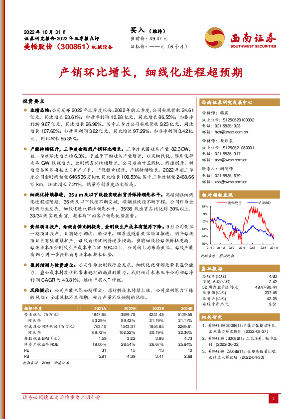 产销环比增长，细线化进程超预期