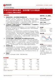 水羊股份三季报点评报告:布局迈向头部美妆集团,短期调整不改长期趋势