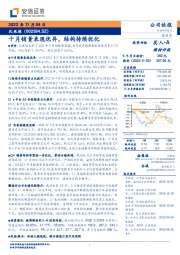 十月销量表现优异，结构持续优化