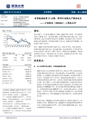 三季报点评:存货减值拖累Q3业绩,新项目陆续达产驱动成长