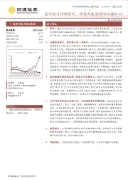 盈利能力持续提升，限电与疫情影响短期收入