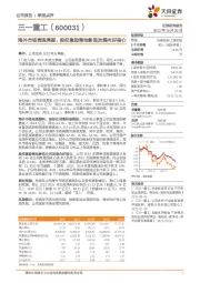 海外市场表现亮眼,股权激励落地彰显发展向好信心