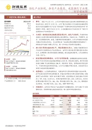 强化产业协同，夯实产品实力，政策催化下业绩有望超预期