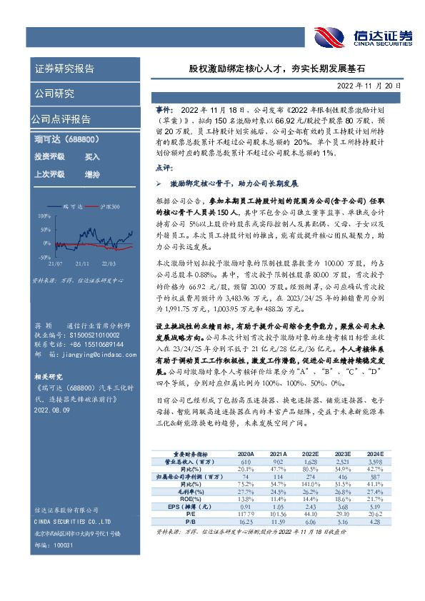股权激励绑定核心人才，夯实长期发展基石