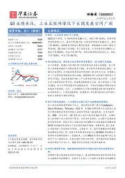 Q3业绩承压，工业互联网催化下长期发展空间广阔