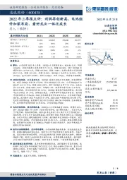 2022年三季报点评：利润再创新高，电池组件加深布局，看好龙头一体化成长