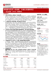 深度报告：新能源电机进入收获期，光储业务蓄势待发