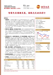 智能电表稳健发展,储能光伏破浪前行