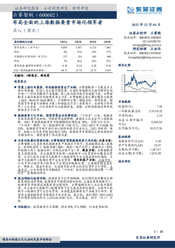 布局全面的上海数据要素市场化领军者