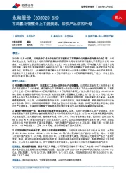 布局氯化物整合上下游资源,加快产品结构升级