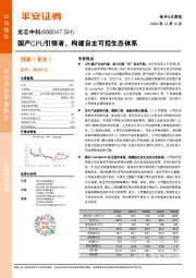 国产CPU引领者,构建自主可控生态体系