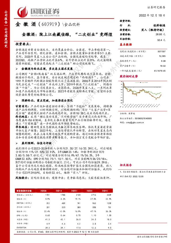 金徽酒：陇上江南藏佳酿，“二次创业”竞辉煌