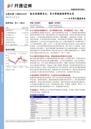 公司首次覆盖报告：轨交连接器龙头，发力新能源强势再出发