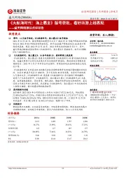 盛天网络跟踪点评报告:《大航海时代:海上霸主》版号获批,看好新游上线表现