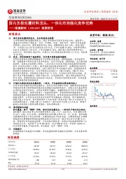 深度报告：国内负极包覆材料龙头，一体化布局强化竞争优势