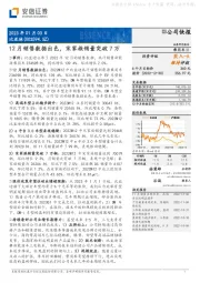 12月销售数据出色，宋家族销量突破7万