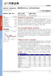 公司首次覆盖报告：聚焦商用车主业，轻卡龙头再出发