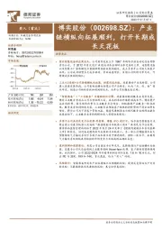 产业链横纵向拓展顺利，打开长期成长天花板
