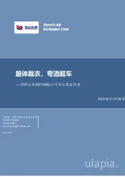 公司首次覆盖报告：量体裁衣，弯道超车