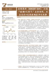 打造“玻璃+天然气”业务协同,走出光伏+光热玻璃差异化优势
