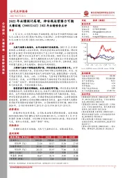 2022年业绩预告点评：2022年业绩预计高增，神安线运营潜力可期