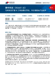 马来西亚扩建55万吨油脂化学品,向生物柴油产业延伸