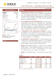 超高清赛道新星，卡位LED产业核心中游