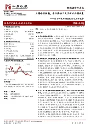 公司点评报告:业绩略低预期,专注高镍三元且新产品将放量