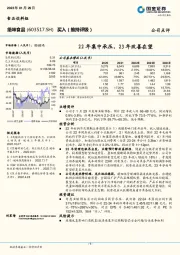 22年集中承压,23年改善在望
