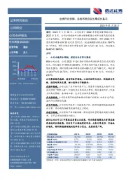 业绩符合预期,多线布局夯实长期成长基石