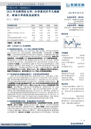 2022年业绩预告点评：扣非盈利水平大幅提升，新接订单持续高速增长