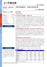 中小盘信息更新：消费市场短期承压，车规级市场长期可期