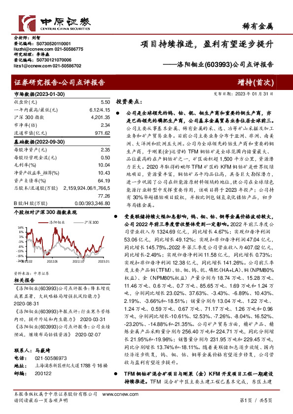 公司点评报告：项目持续推进，盈利有望逐步提升