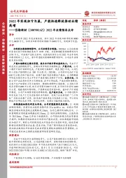 2022年业绩预告点评:2022年实现扭亏为盈,产能快速释放推动业绩高增