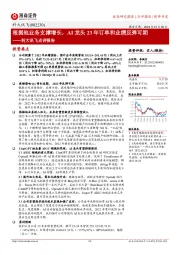 科大讯飞点评报告：根据地业务支撑增长，AI龙头23年订单和业绩反弹可期