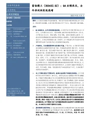 Q4业绩承压,全年净利润实现高增