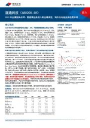 2022年业绩预告点评:新能源业务投入致业绩承压,海外充电桩业务进展乐观