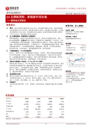 爱柯迪点评报告：Q4业绩超预期，新能源布局加速