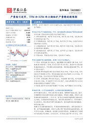 量指引发布，TFM和KFM两大铜钴矿产量释放超预期