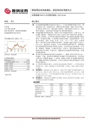 公司简评报告：新能源业务快速增长，高压快充市场潜力大