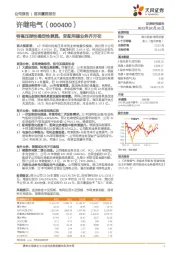 特高压弹性确定性兼具,变配用储业务齐开花